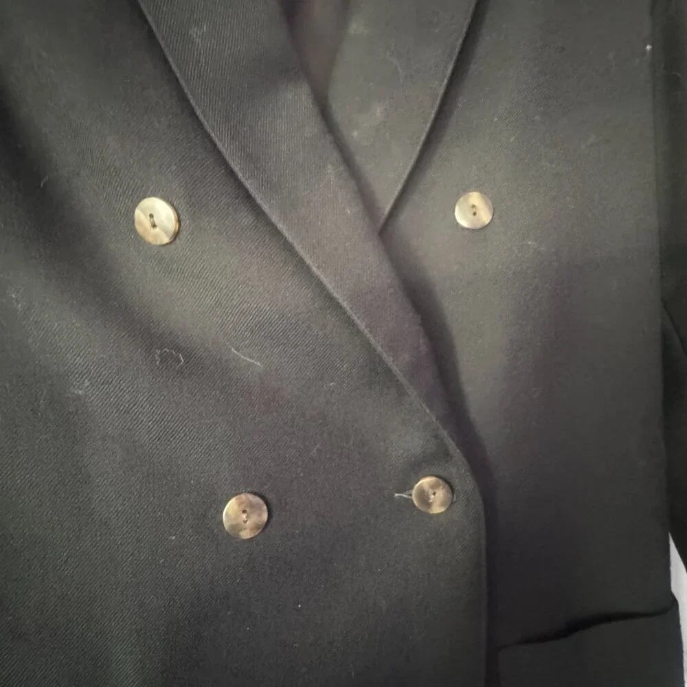 Vintage 1990's Black Blazer BREECHES brand size 4 womens like new - Picture 7 of 8